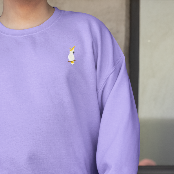 Yellow Crested Cockatoo Jumper, Cockatoo Sweatshirt