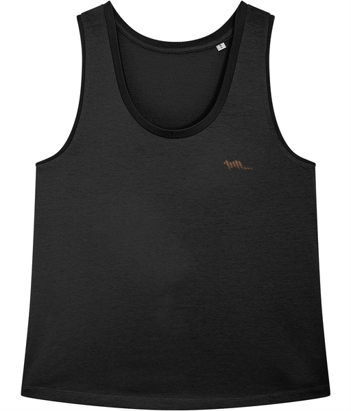 Otter Embroidered Vest Tank Top