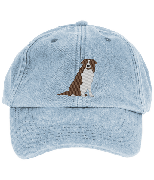 Brown Border Collie Cap
