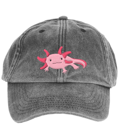 Axolotl Embroidered Cap