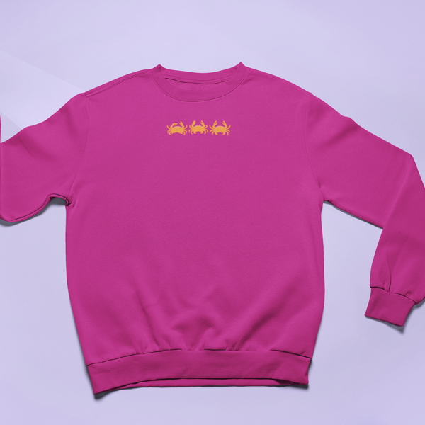 Crab embroidered Sweatshirt