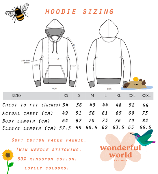 Orca Whale Embroidered Hoodie