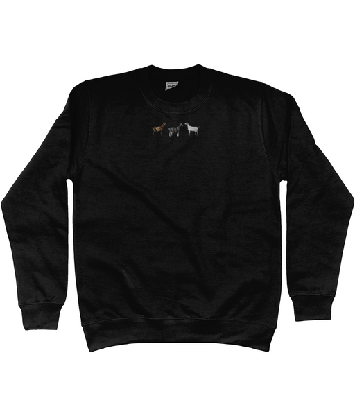 Goats Embroidered Jumper