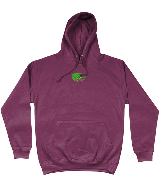 Frog embroidered hoodie
