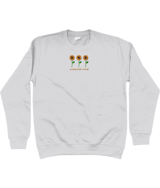 Sunflowers Wonderful World embroidered sweatshirt