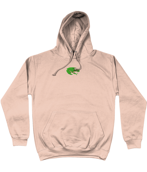 Frog embroidered hoodie