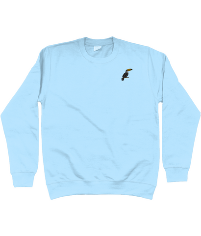 Toco Toucan Embroidered Sweatshirt