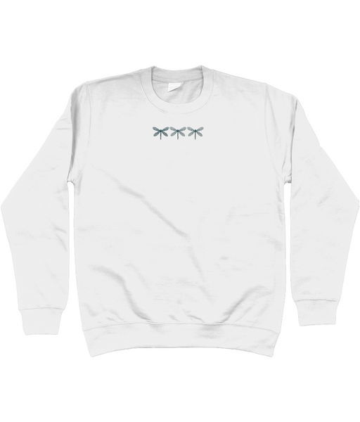 Dragonfly Three Embroidered Sweatshirt