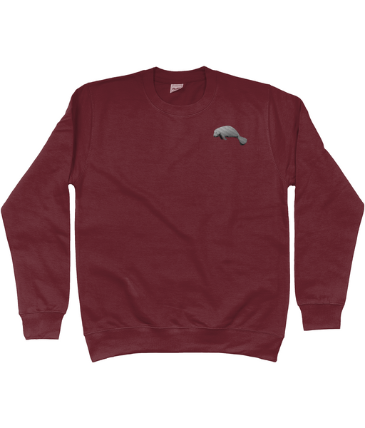 Manatee Embroidered Sweatshirt