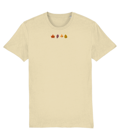 Autumn Leaves Embroidered Tshirt