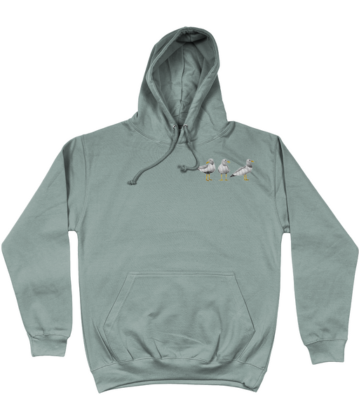 Seagull Embroidered Hoodie