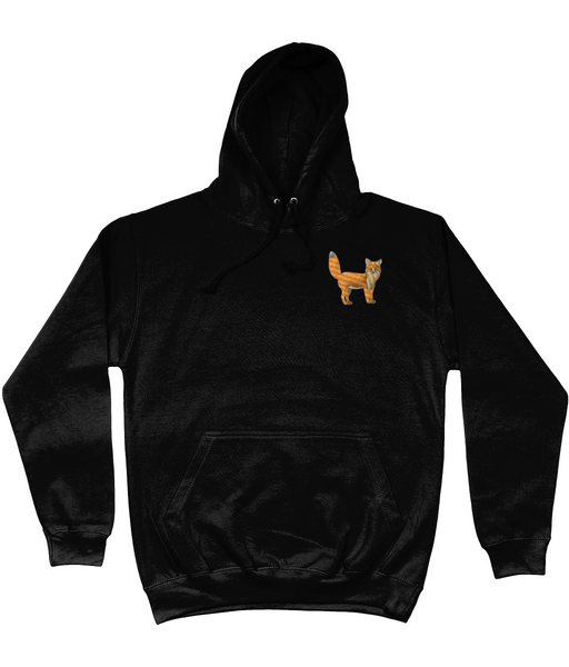 Fox Embroidered Hoodie