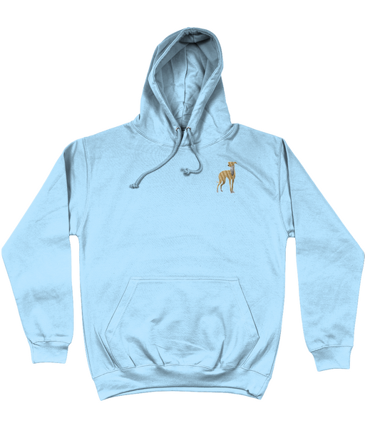 Whippet Embroidered Hoodie
