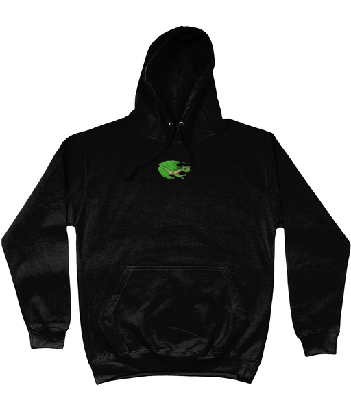 Frog embroidered hoodie