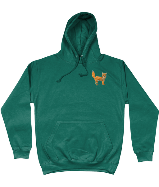 Fox Embroidered Hoodie