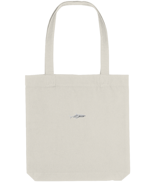 Embroidered Shark Tote Bag