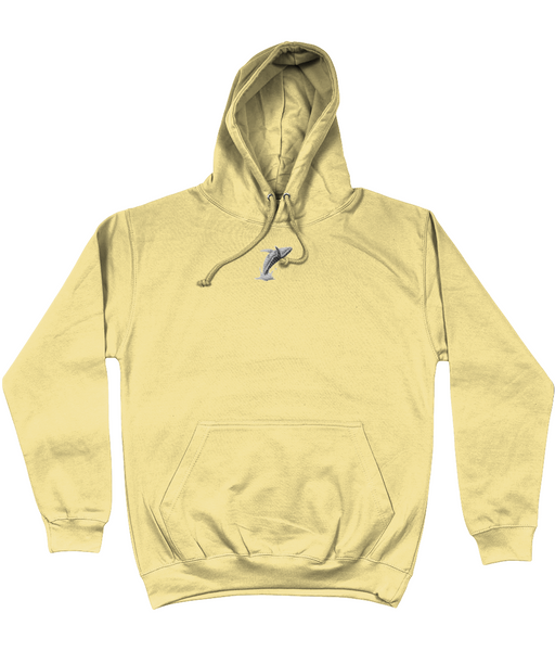 Humpback Whale Breaching Embroidered Hoodie