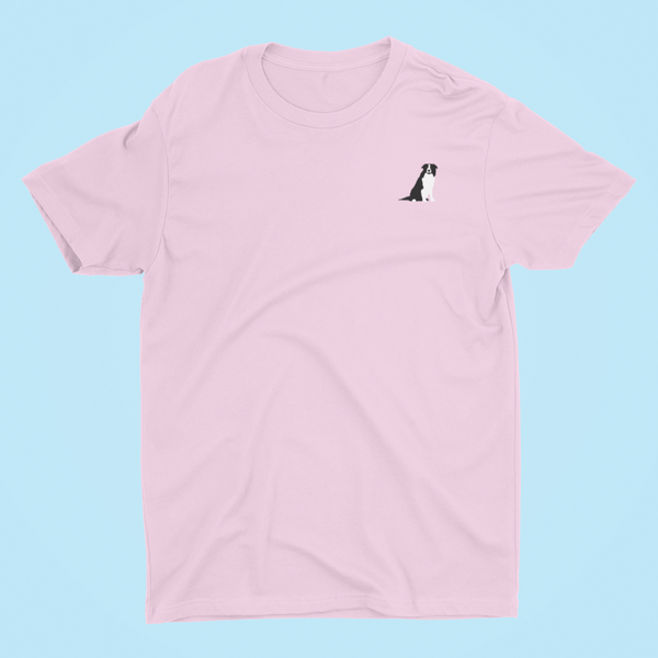 Border Collie Embroidered Tshirt