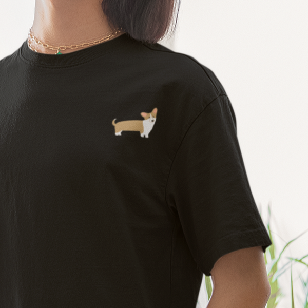 Corgi Embroidered Tshirt