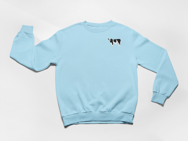 Cow Embroidered Jumper