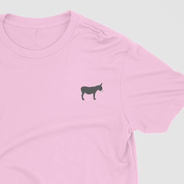 Donkey embroidered tshirt
