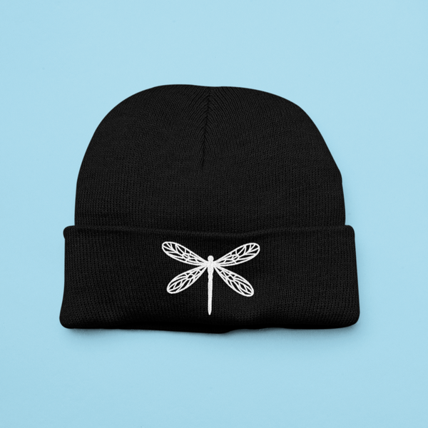 Dragonfly embroidered hat