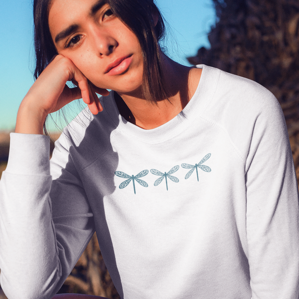 Dragonfly embroidered jumper, Lovely Dragonfly embroidered