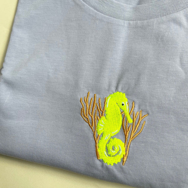 Seahorse Embroidered Tshirt