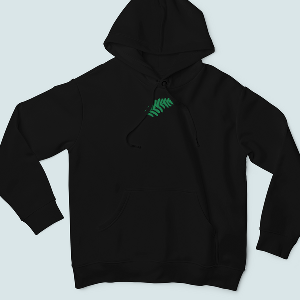 Fern embroidered hoodie