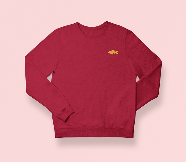 Goldfish Embroidered Sweatshirt by Wonderful World