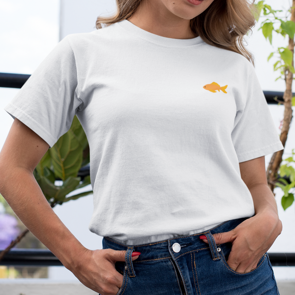 Goldfish Embroidered Tshirt