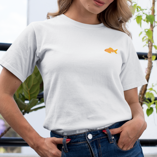 Goldfish Embroidered Tshirt