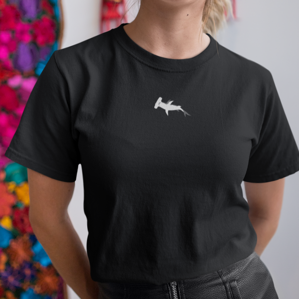 Hammerhead Shark Tshirt embroidered, Wonderful World, Hammerhead tshirt, Sharks, UK