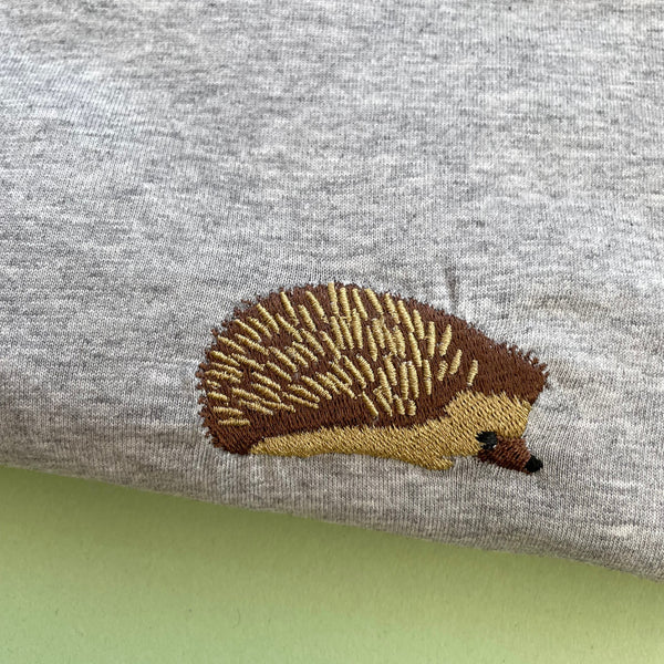 Hedgehog embroidered tshirt