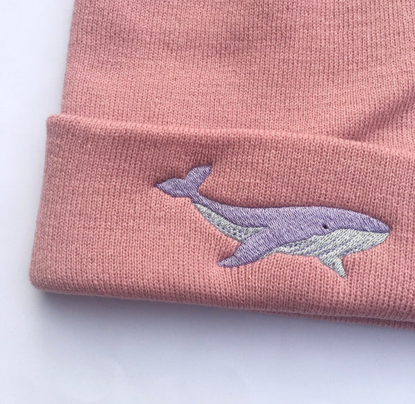 Blue Whale Beanie Hat, Whale Beanie Hat