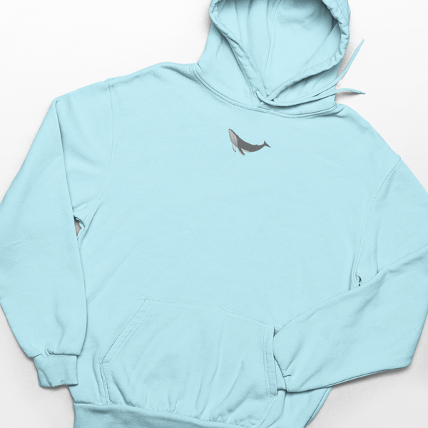 Humpback Whale Embroidered Hoodie