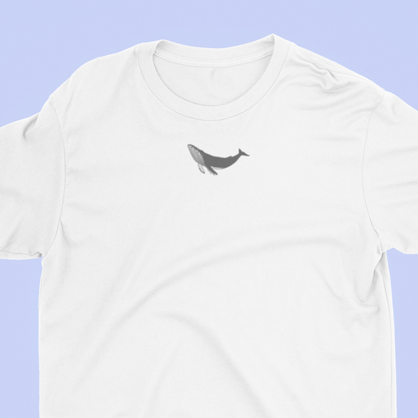 Humpback Whale Embroidered Tshirt