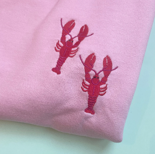 Lobster Embroidered Jumper