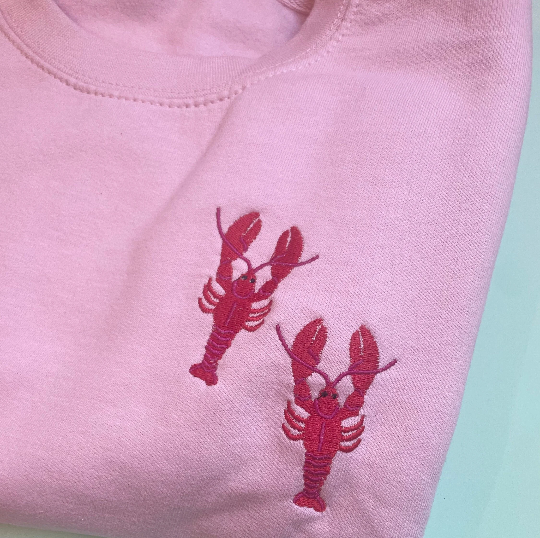 Lobster Embroidered Jumper