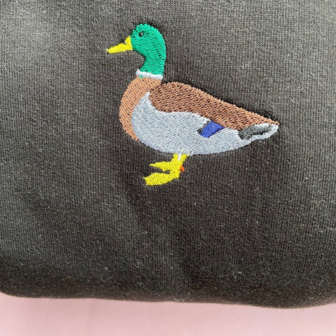 Mallard Duck embroidered sweatshirt