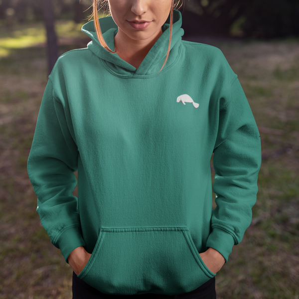 Manatee Embroidered Hoodie