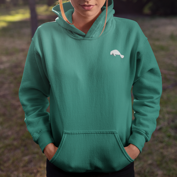 Manatee Embroidered Hoodie