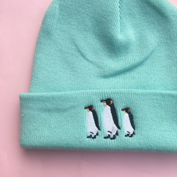 Penguin Beanie embroidered hat