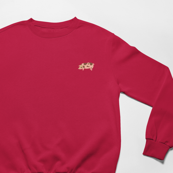 Pig Embroidered Sweatshirt
