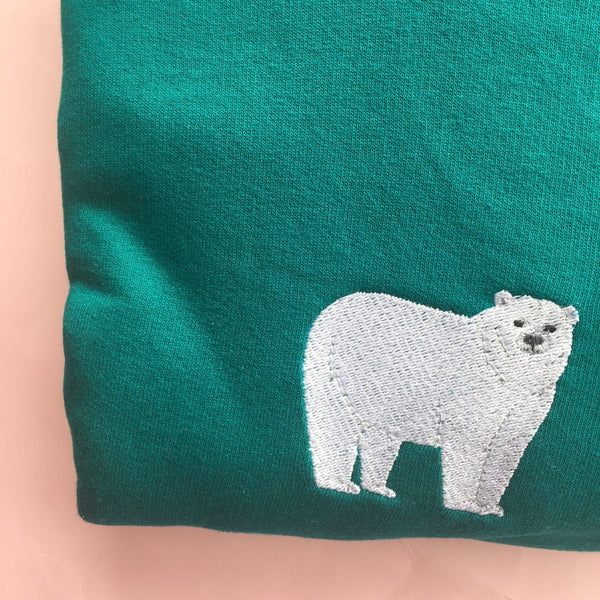Polar Bear Jumper Embroidered