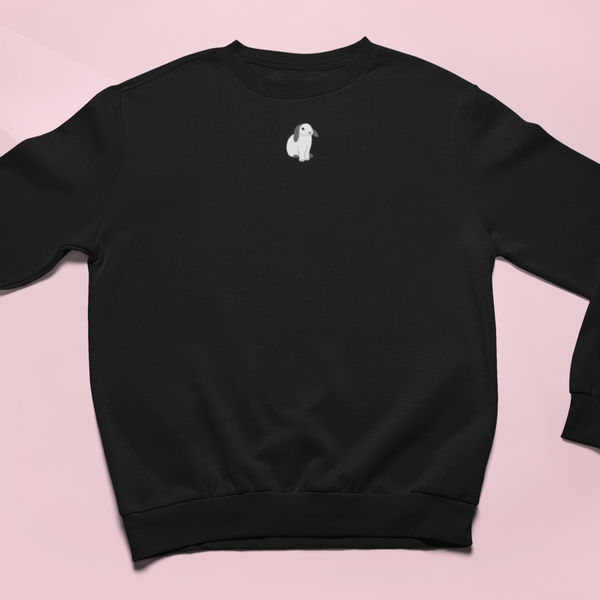 Embroidered Rabbit Sweatshirt, Wonderful World, Rabbits