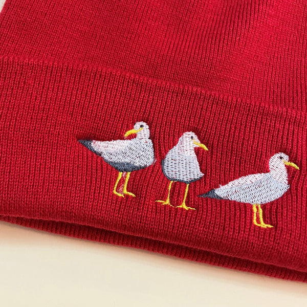 Seagulls Embroidered Hat, Wonderful World