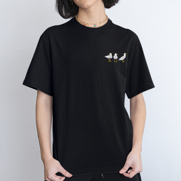 Seagulls Tshirt, British Birds by Wonderful World