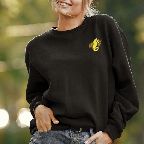 Seahorse Embroidered Sweatshirt