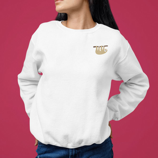 Sloth Embroidered Sweatshirt